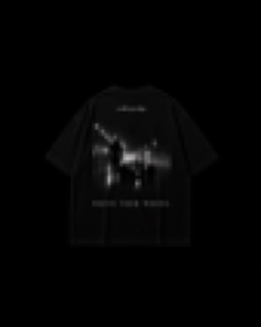 DROP 001 tee, back graphic still concealed